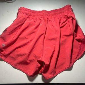 COPY - Lululemon size 4 hotty hot shorts; 2.5 inches; pink